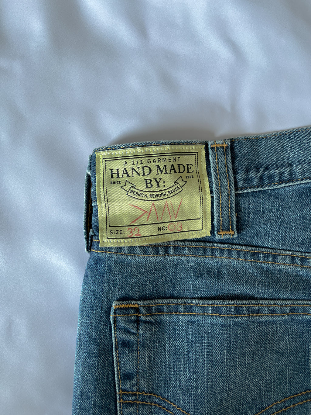 Sashiko Double Knee Denim