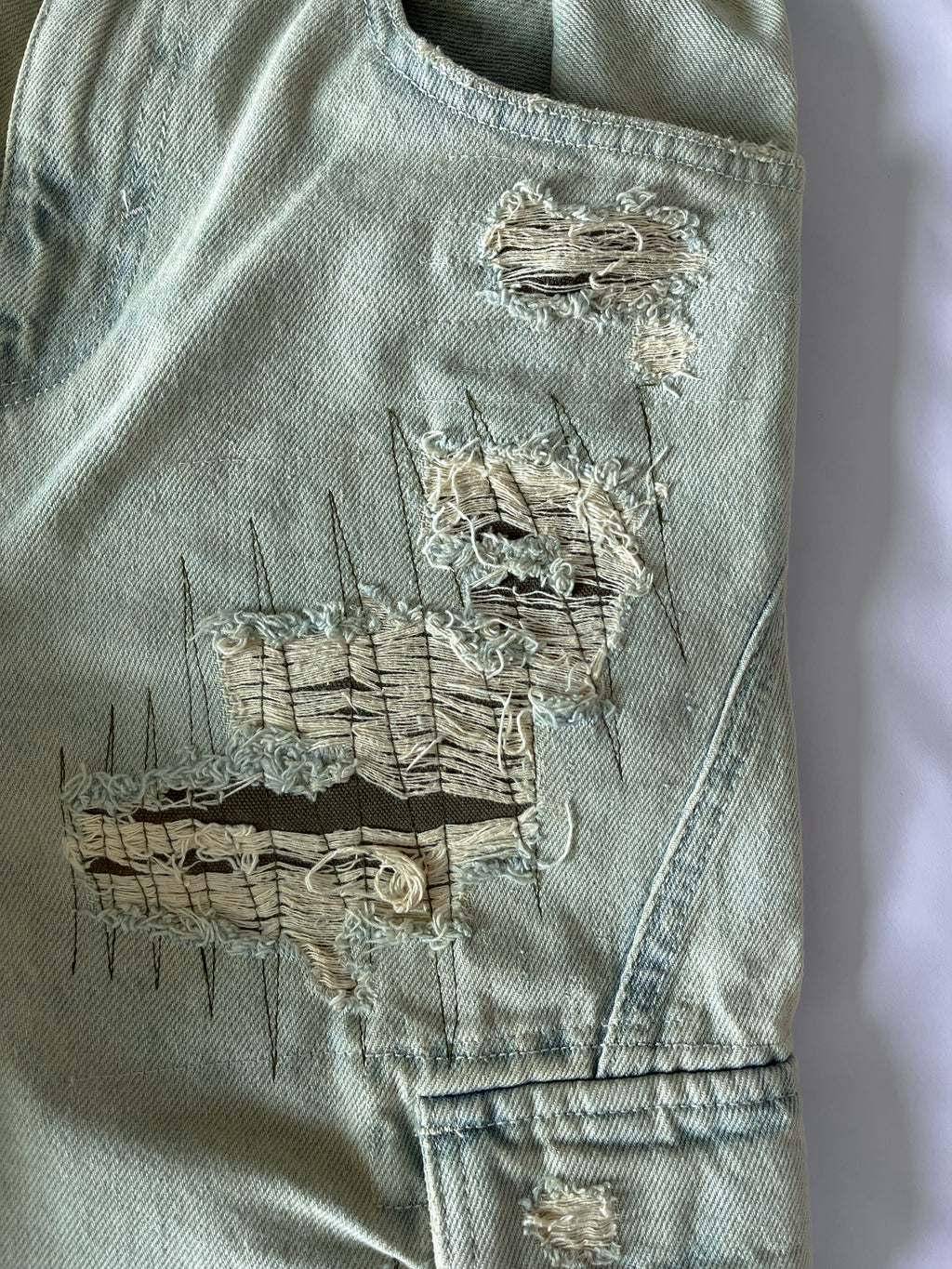 2 in 1 Cargo Denim