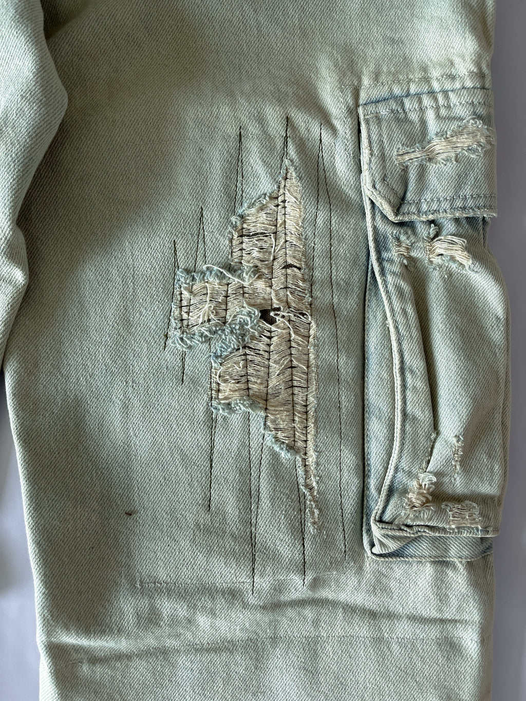 2 in 1 Cargo Denim
