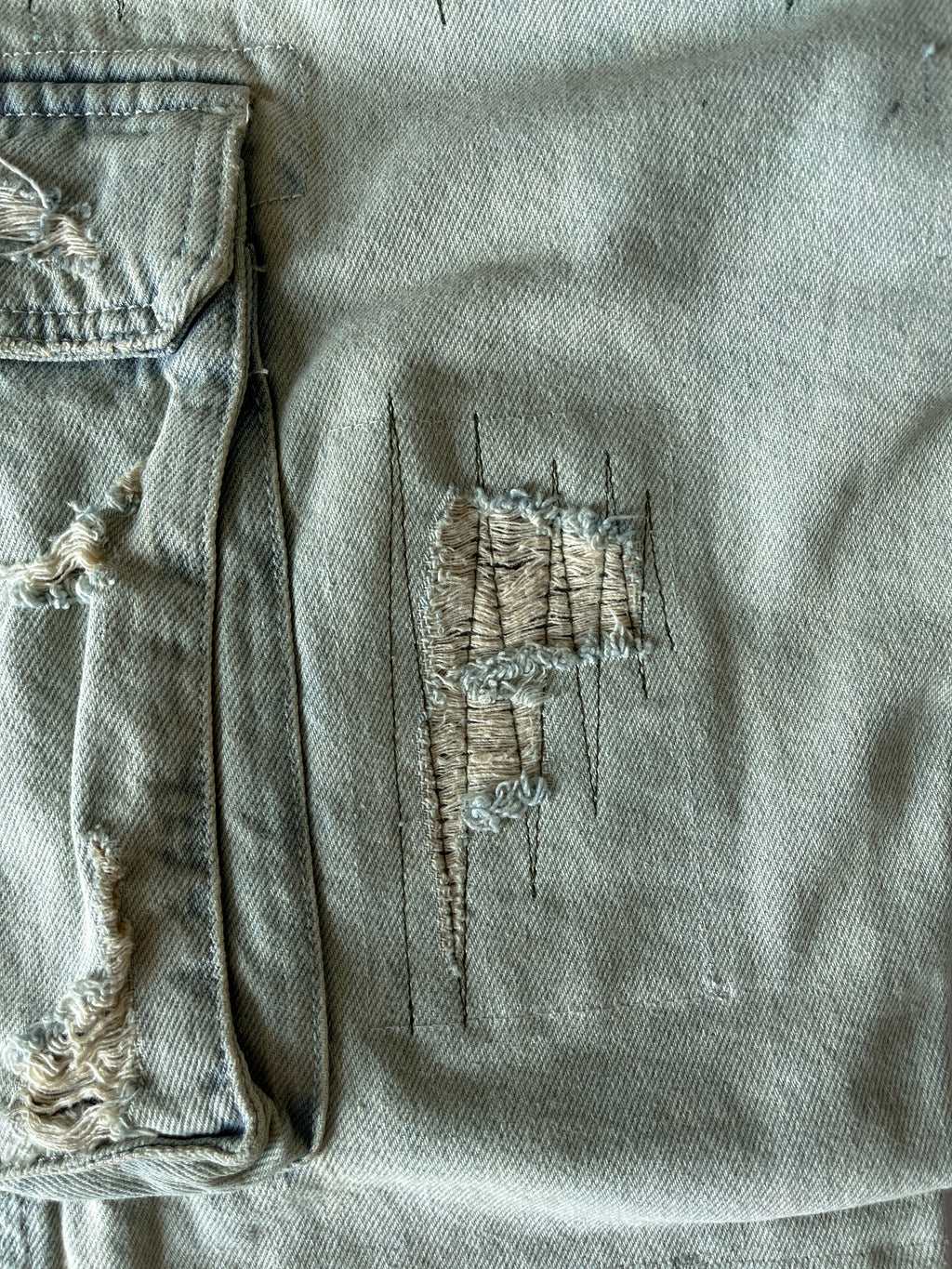 2 in 1 Cargo Denim