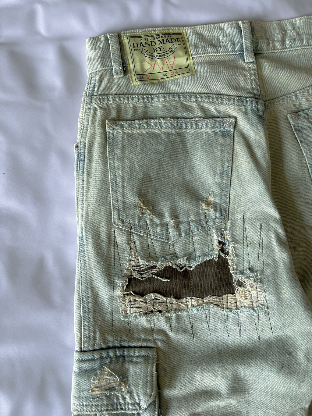 2 in 1 Cargo Denim