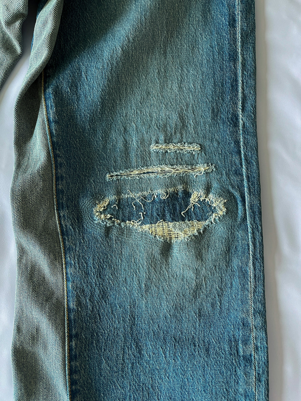 Baggy Washed Denim