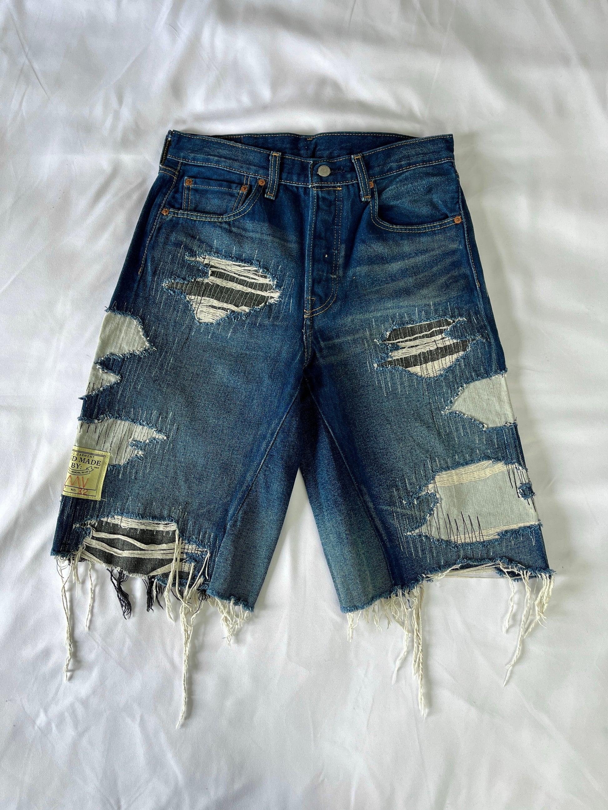 3 Tone Distressed Denim