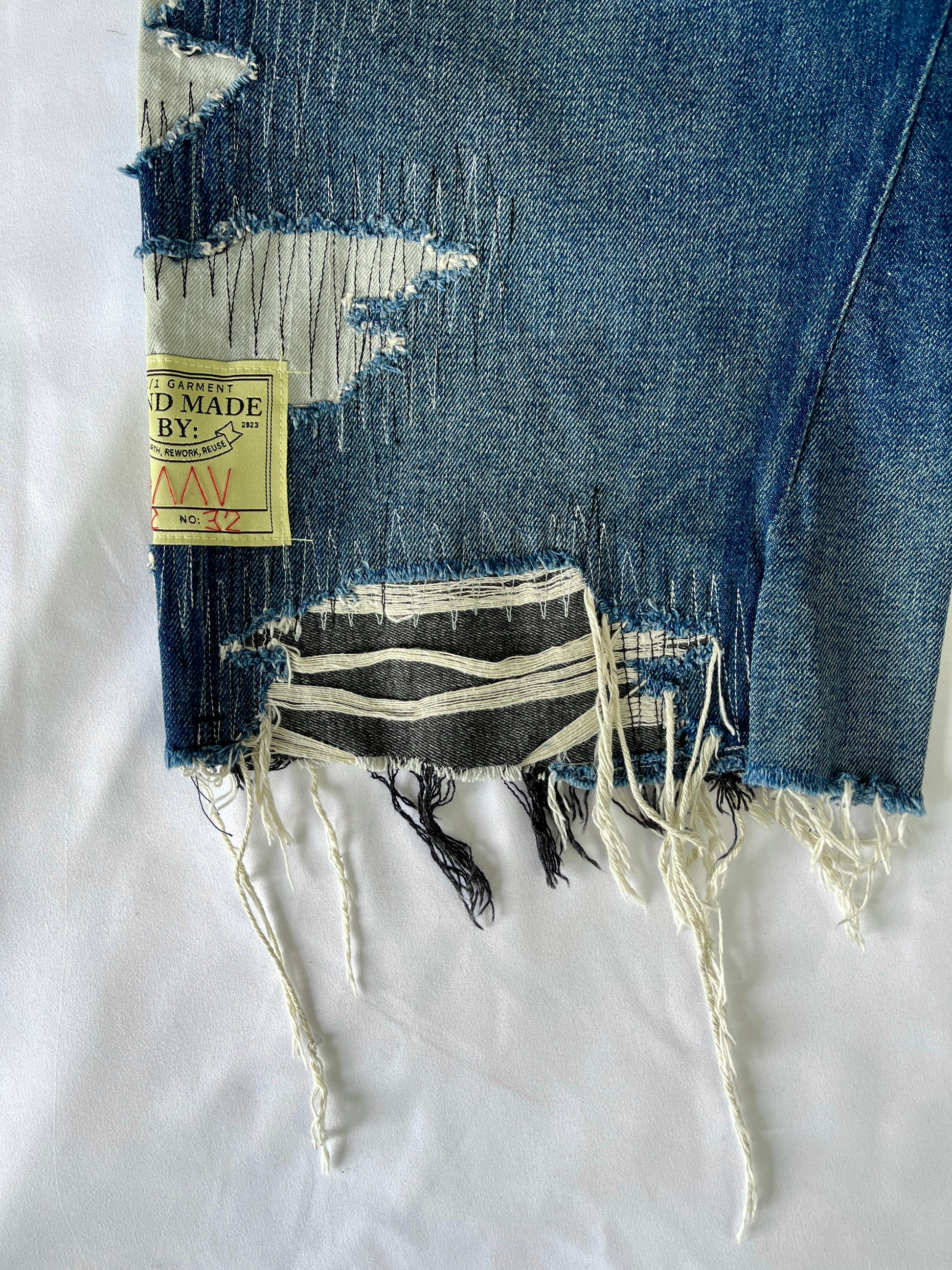 3 Tone Distressed Denim