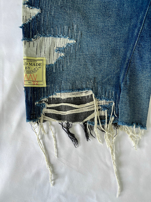 3 Tone Distressed Denim