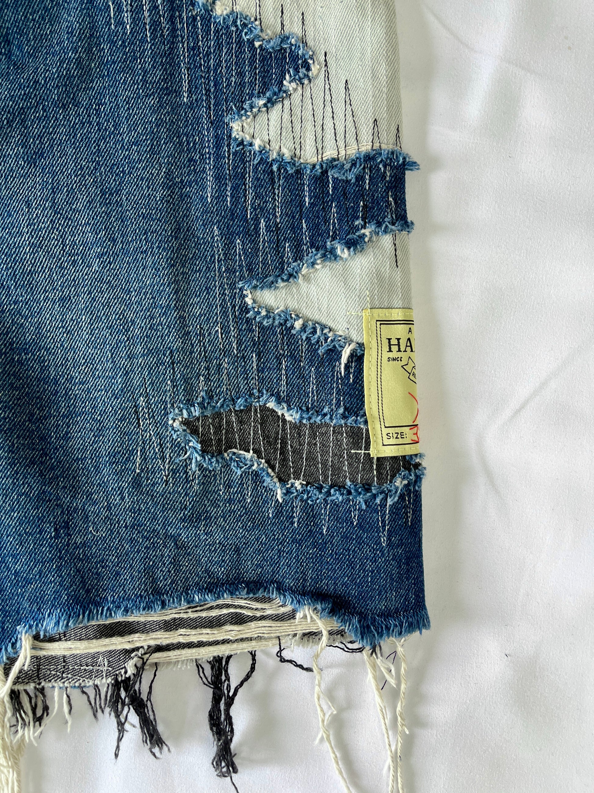 3 Tone Distressed Denim