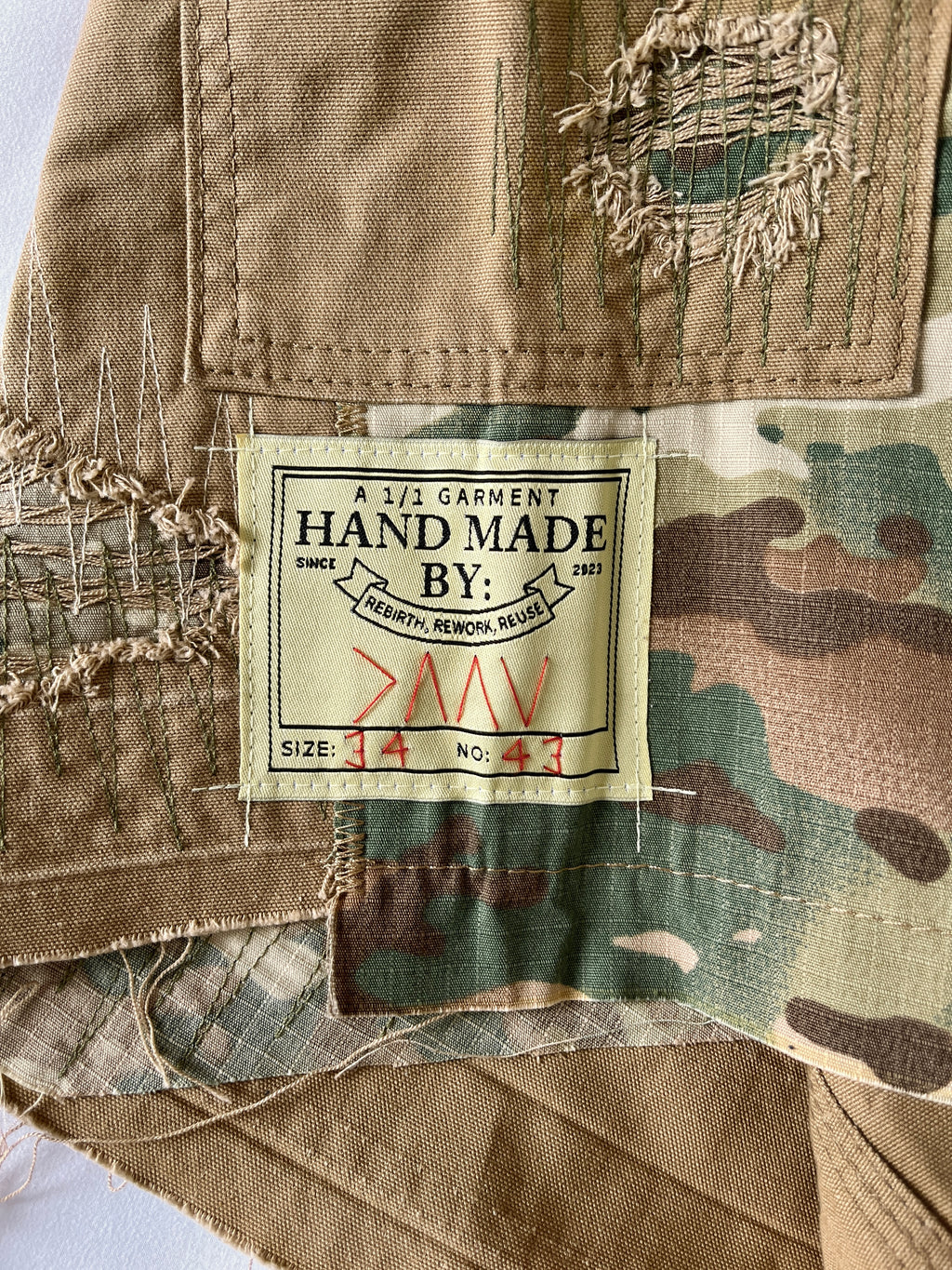 Distressed Carpenter Shorts