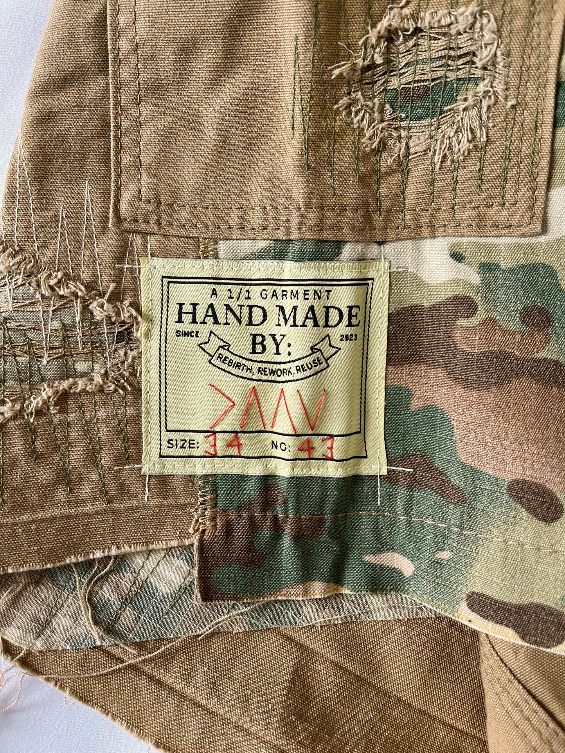 Distressed Carpenter Shorts