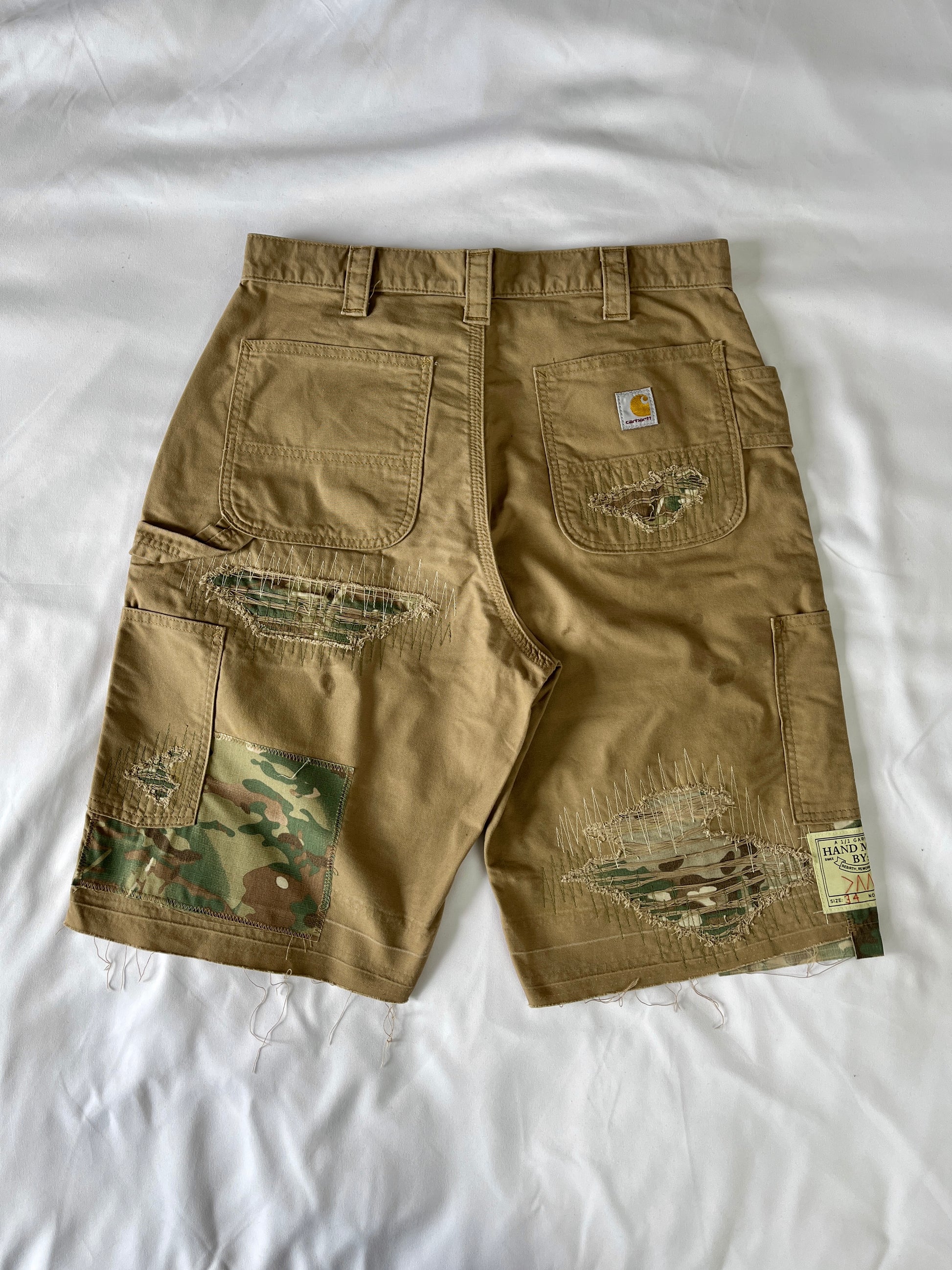Distressed Carpenter Shorts