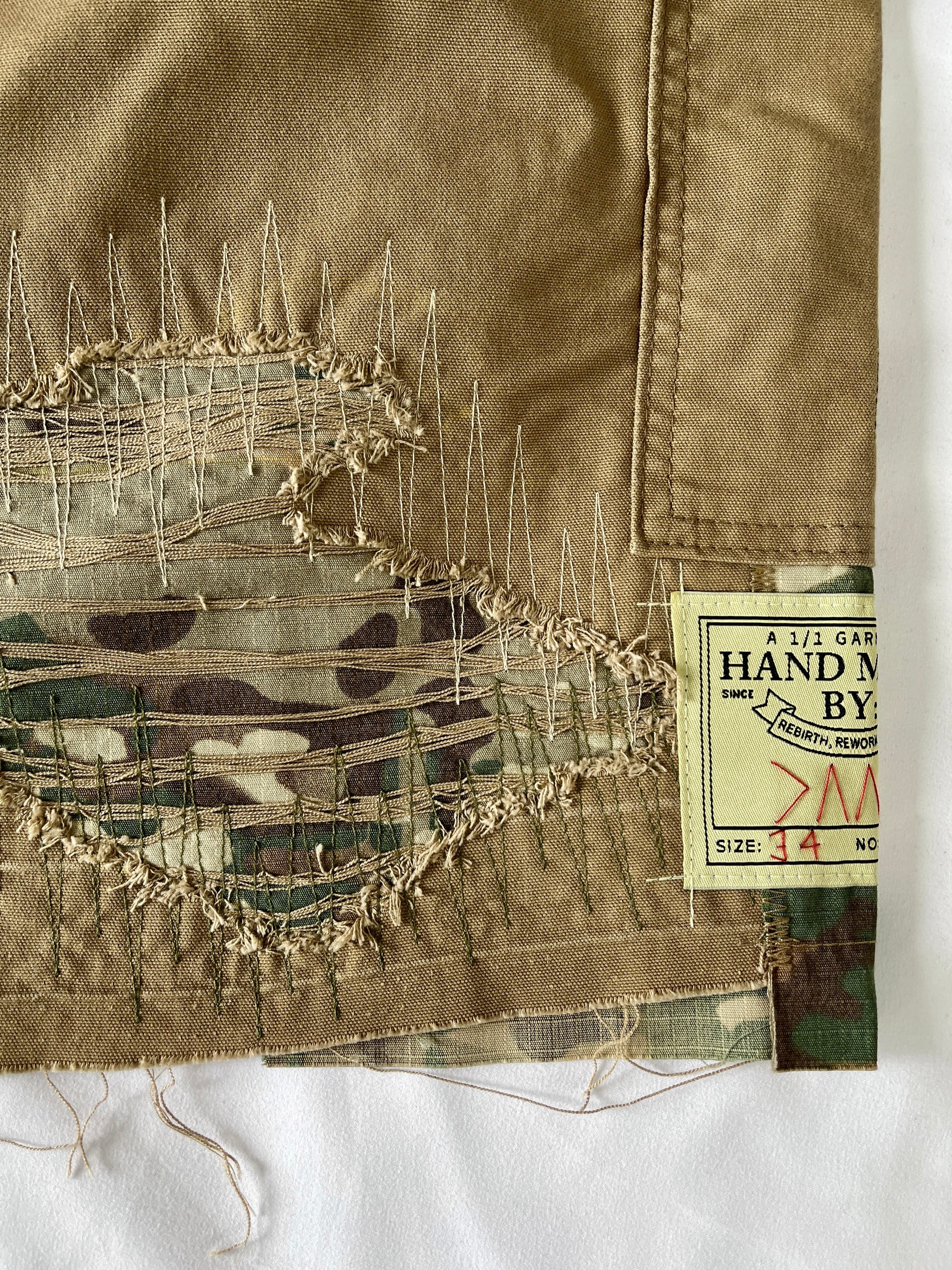 Distressed Carpenter Shorts