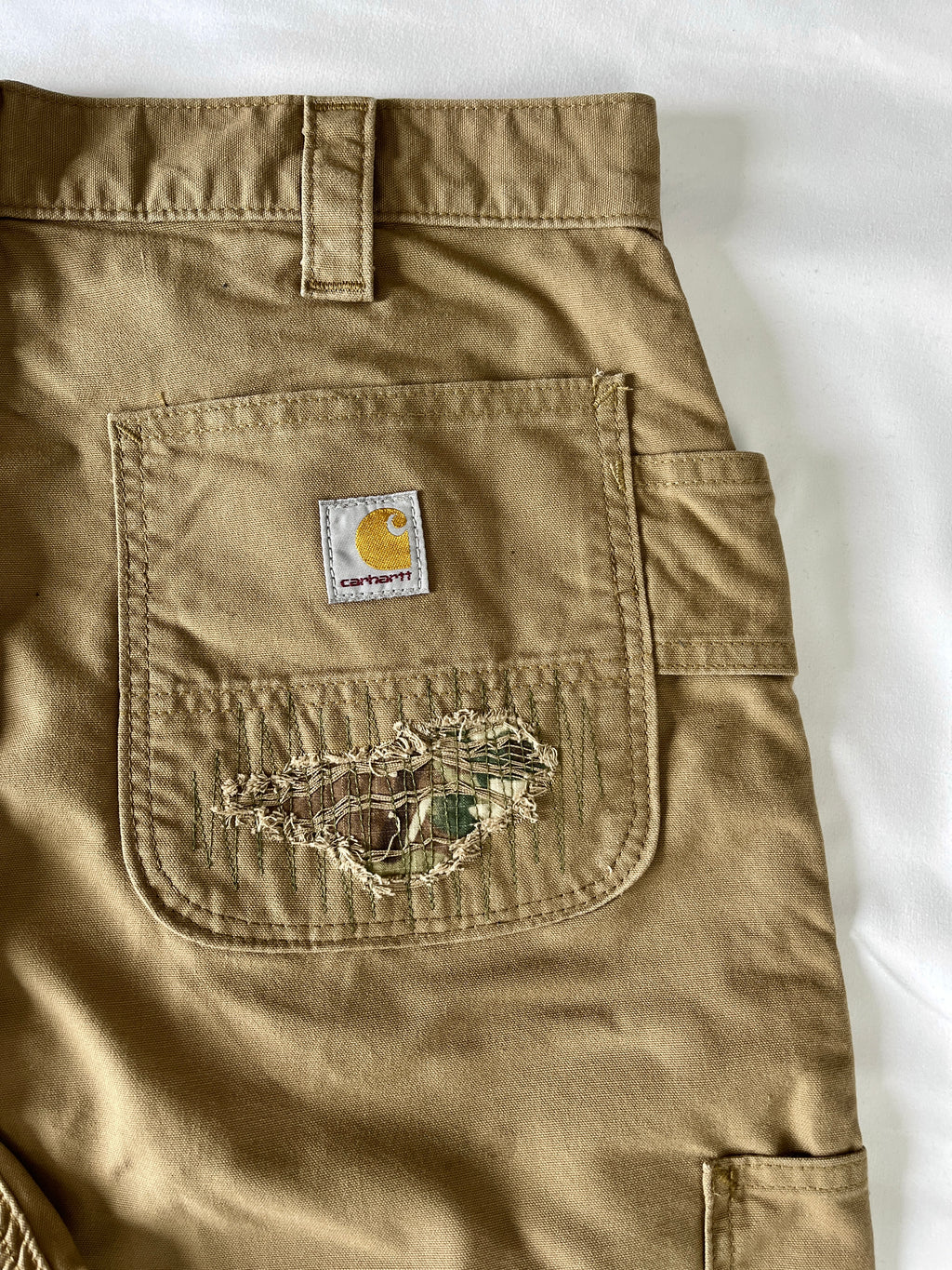Distressed Carpenter Shorts