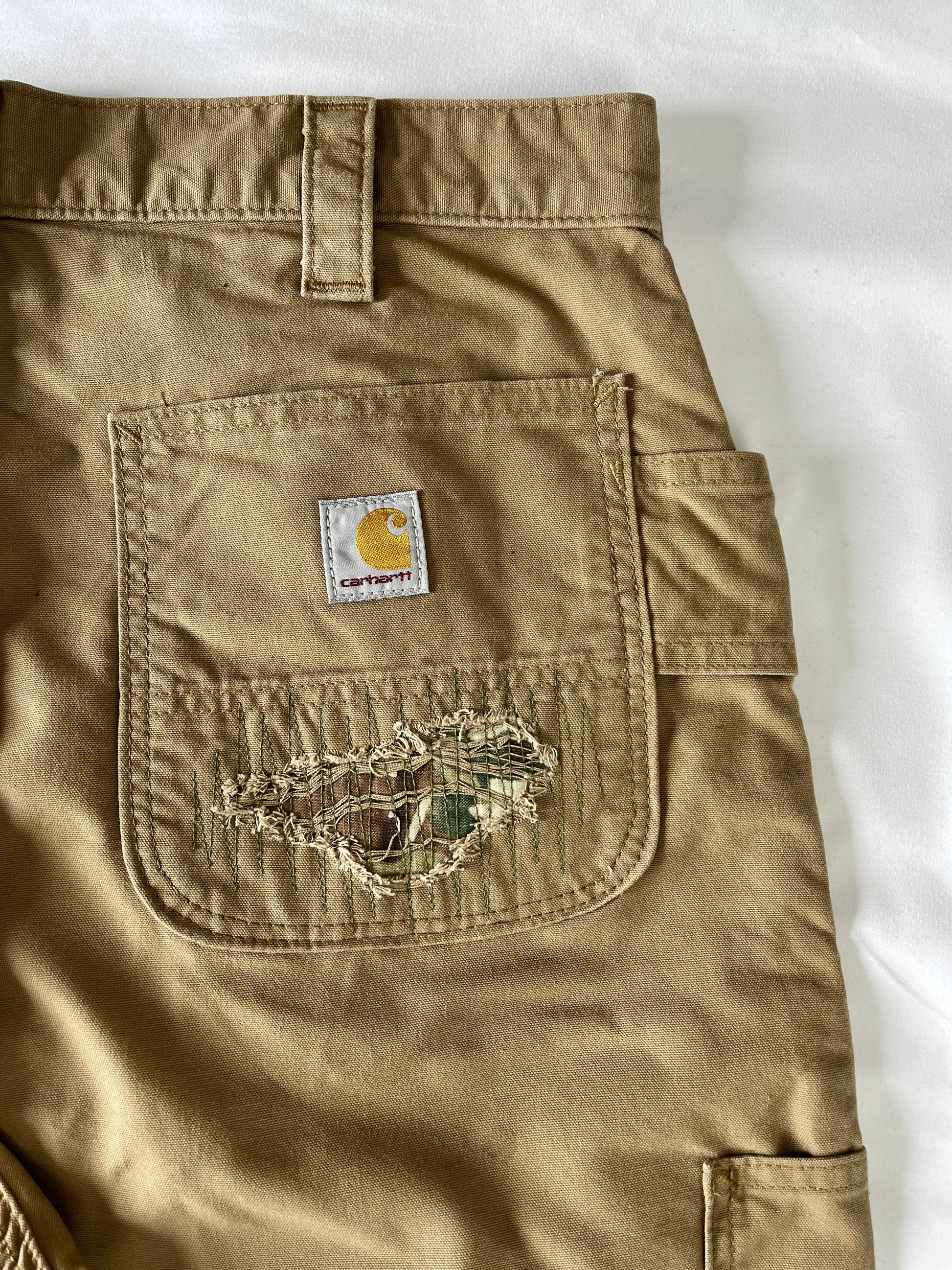 Distressed Carpenter Shorts