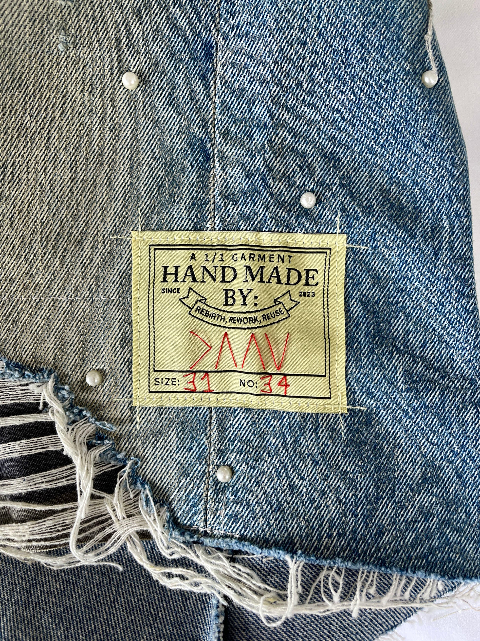 Peal Patchwork Denim