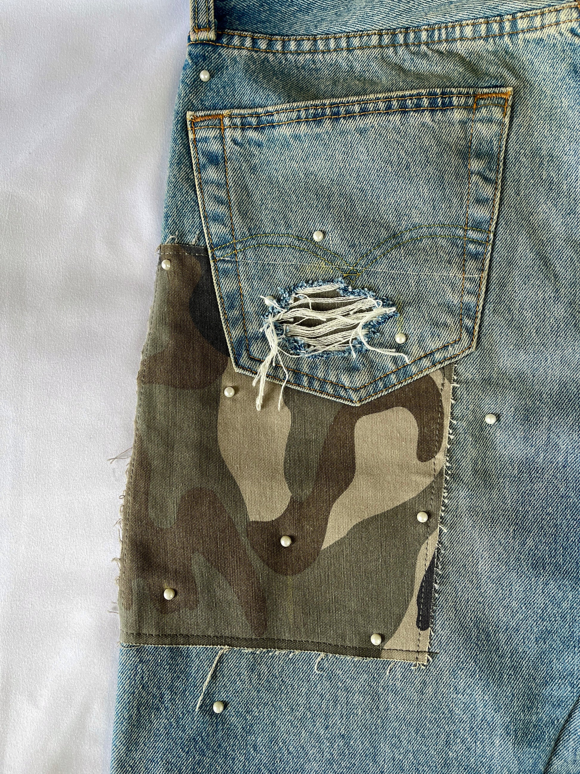 Peal Patchwork Denim