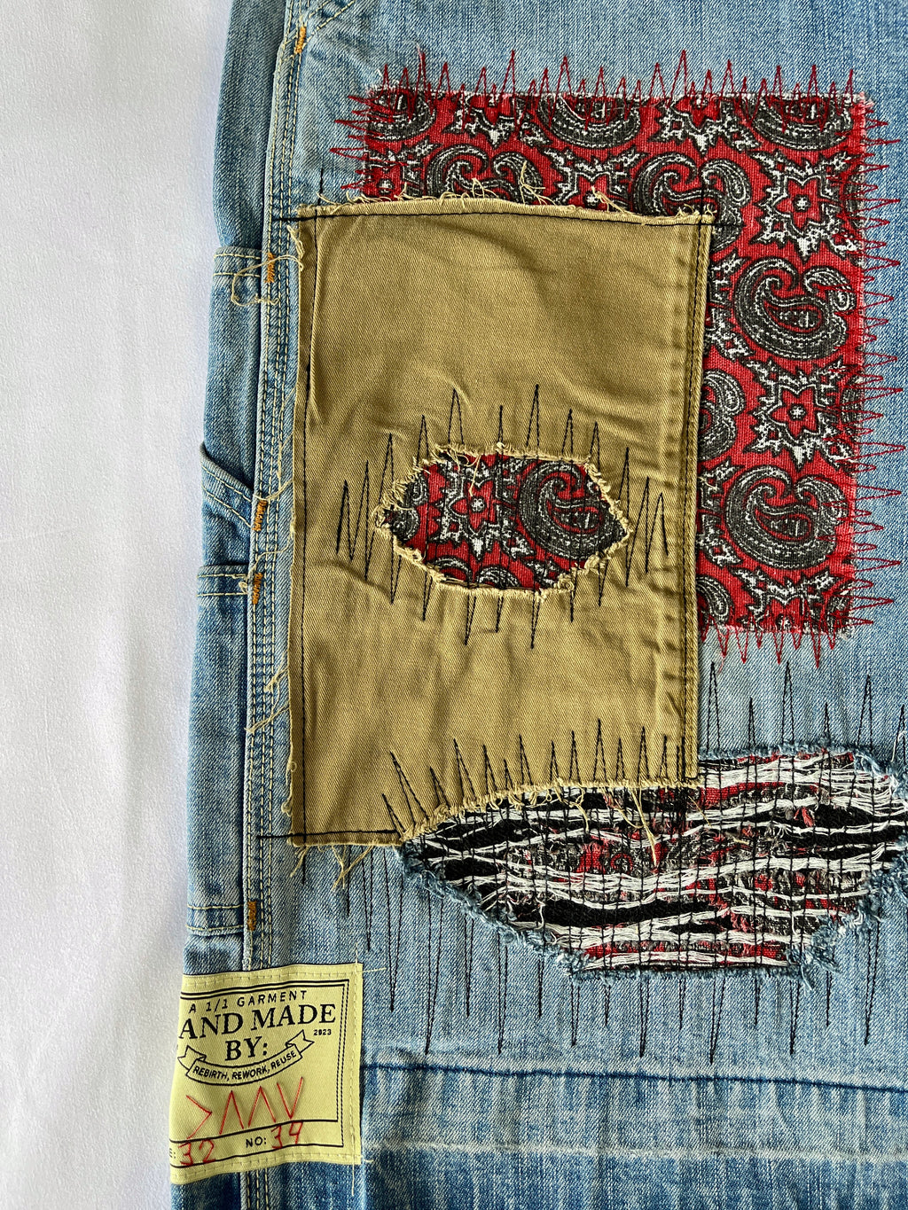 Bandana Patchwork Denim