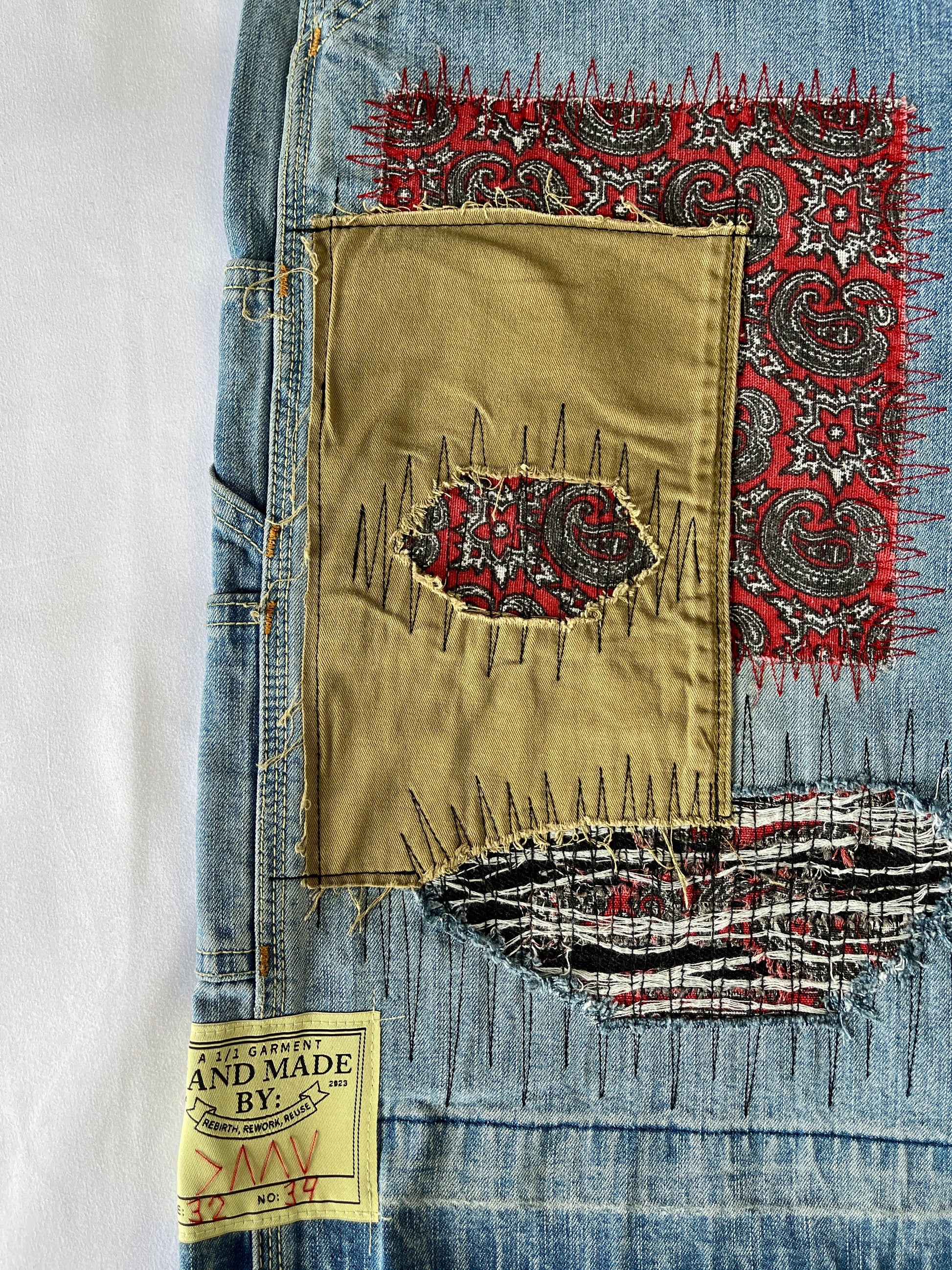Bandana Patchwork Denim