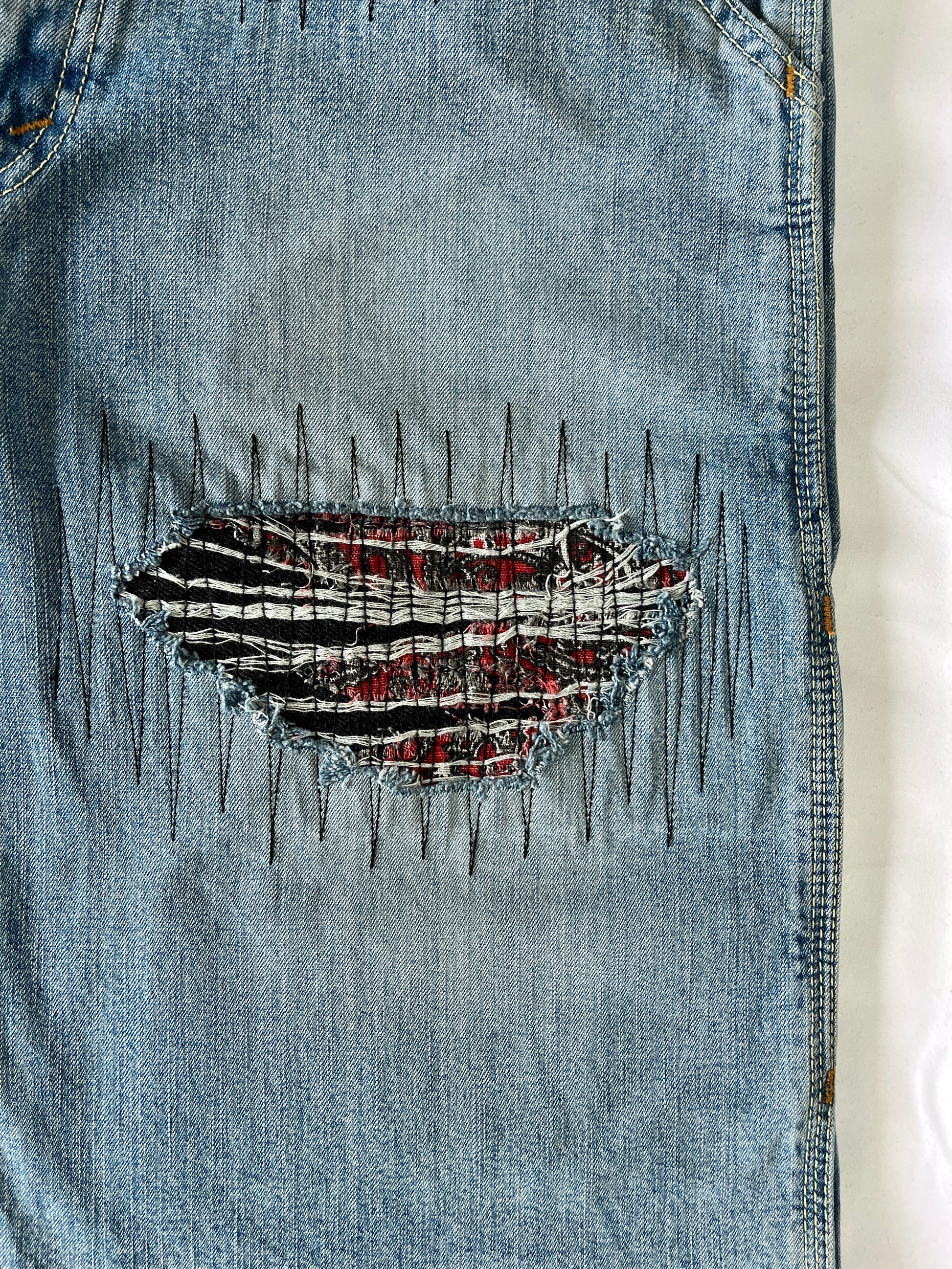 Bandana Patchwork Denim
