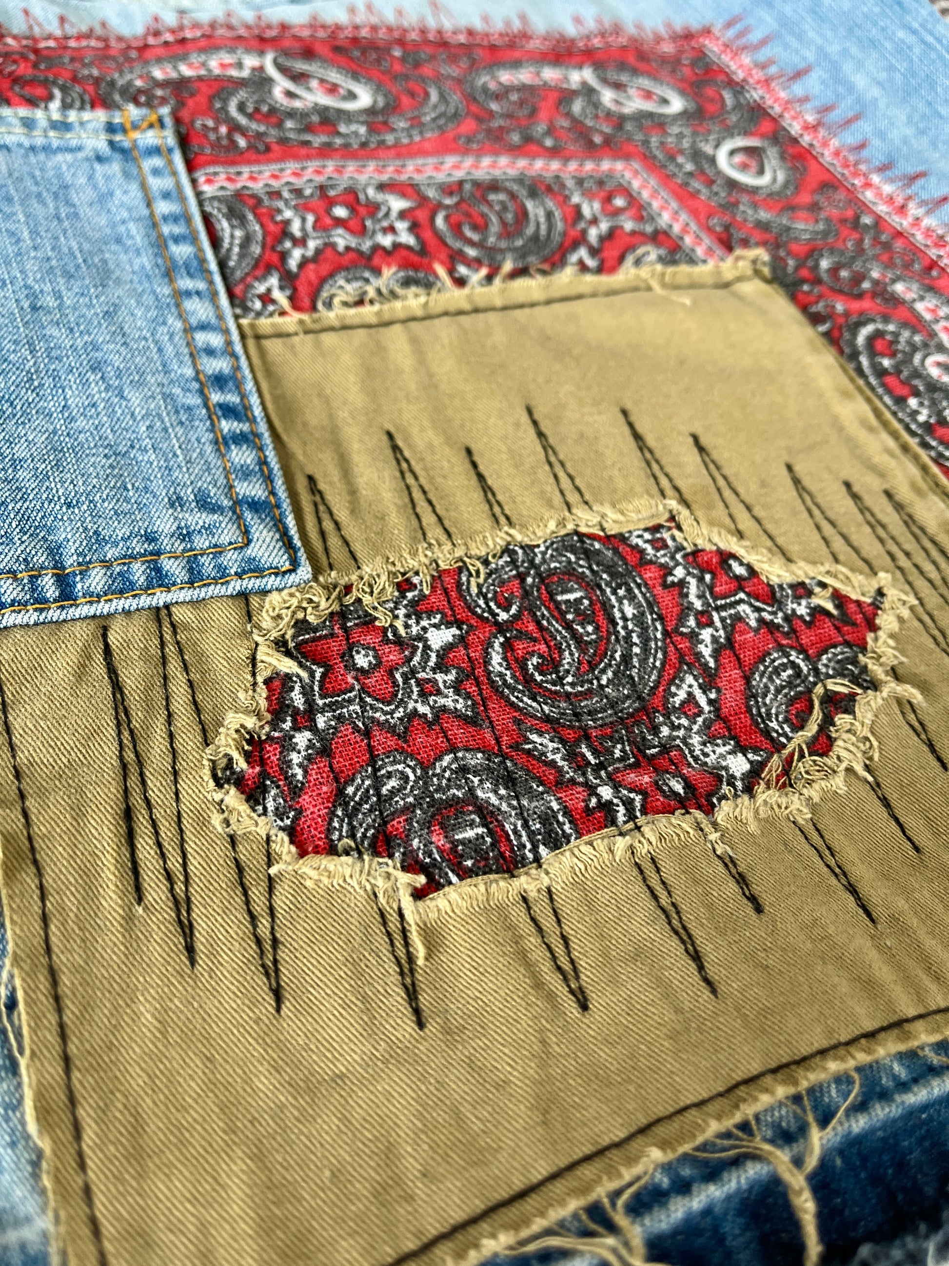 Bandana Patchwork Denim