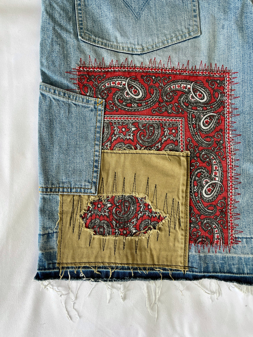 Bandana Patchwork Denim