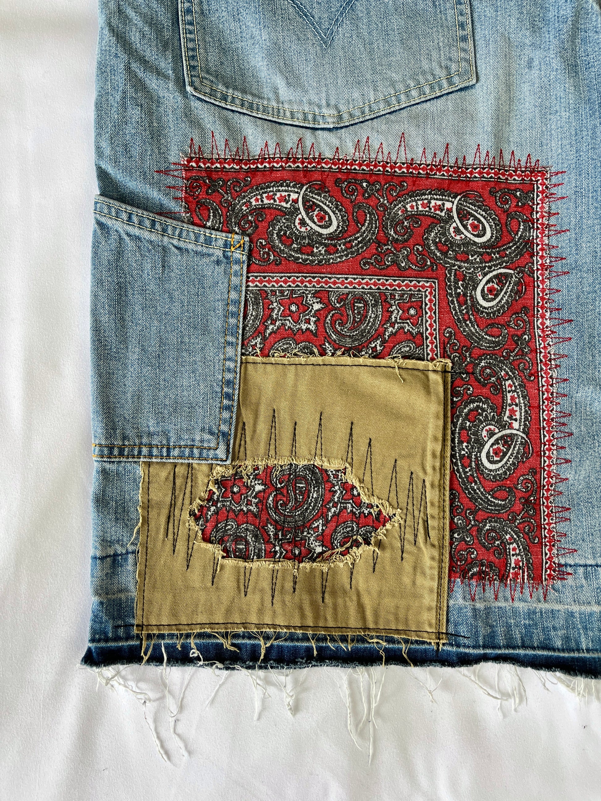 Bandana Patchwork Denim