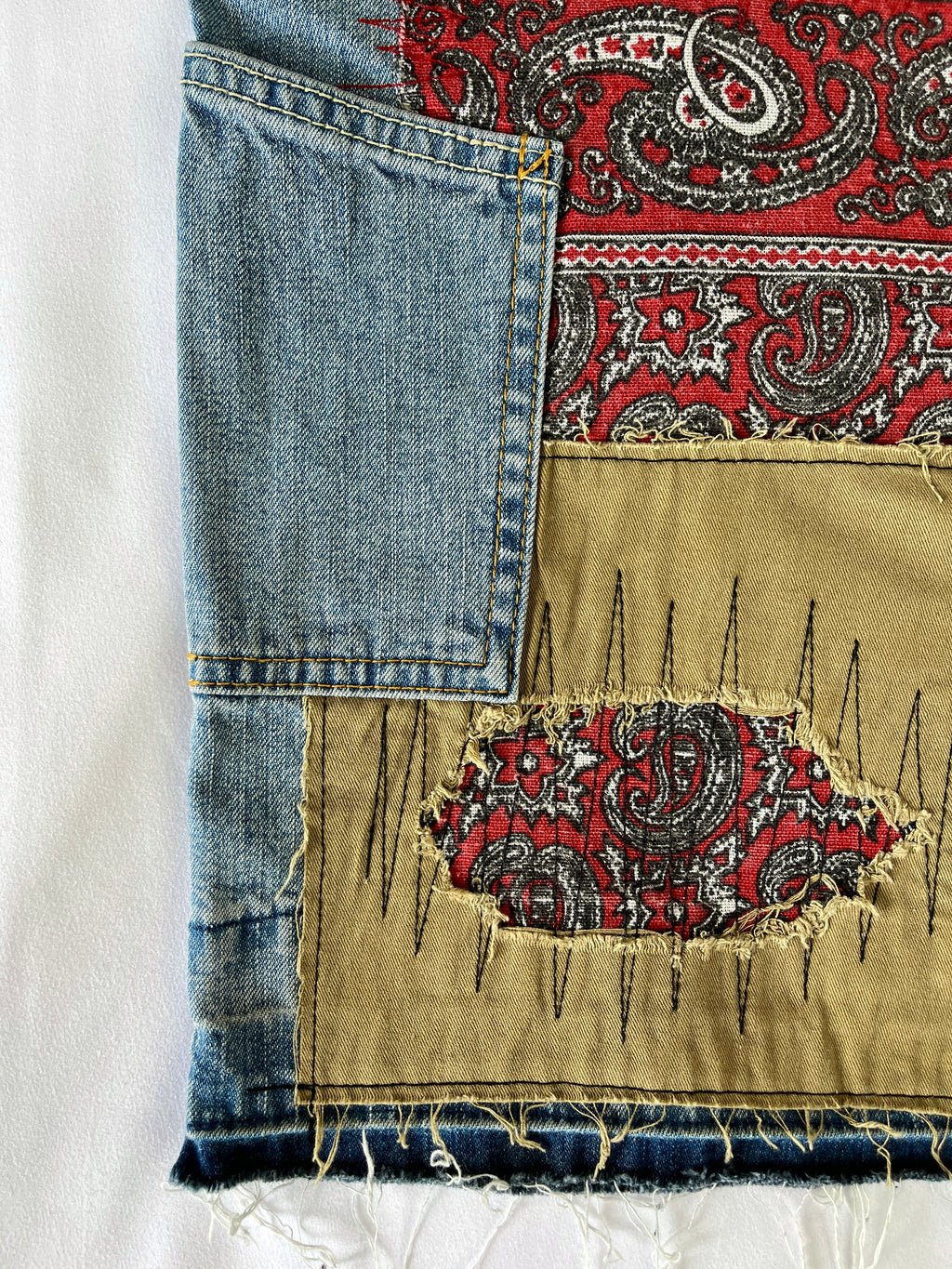 Bandana Patchwork Denim