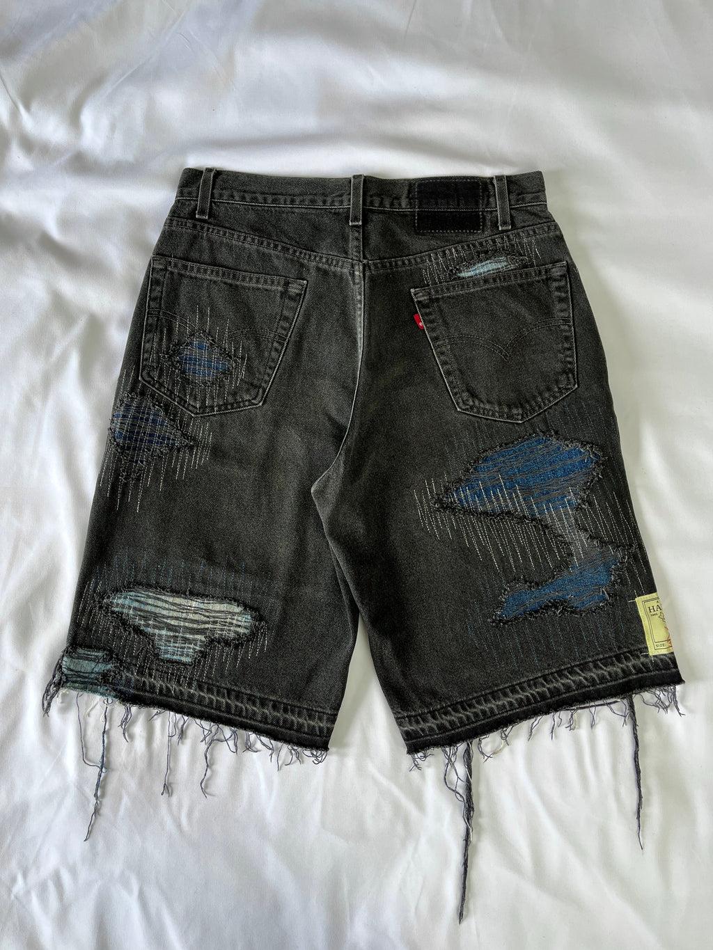 Distressed 3 Tone Denim