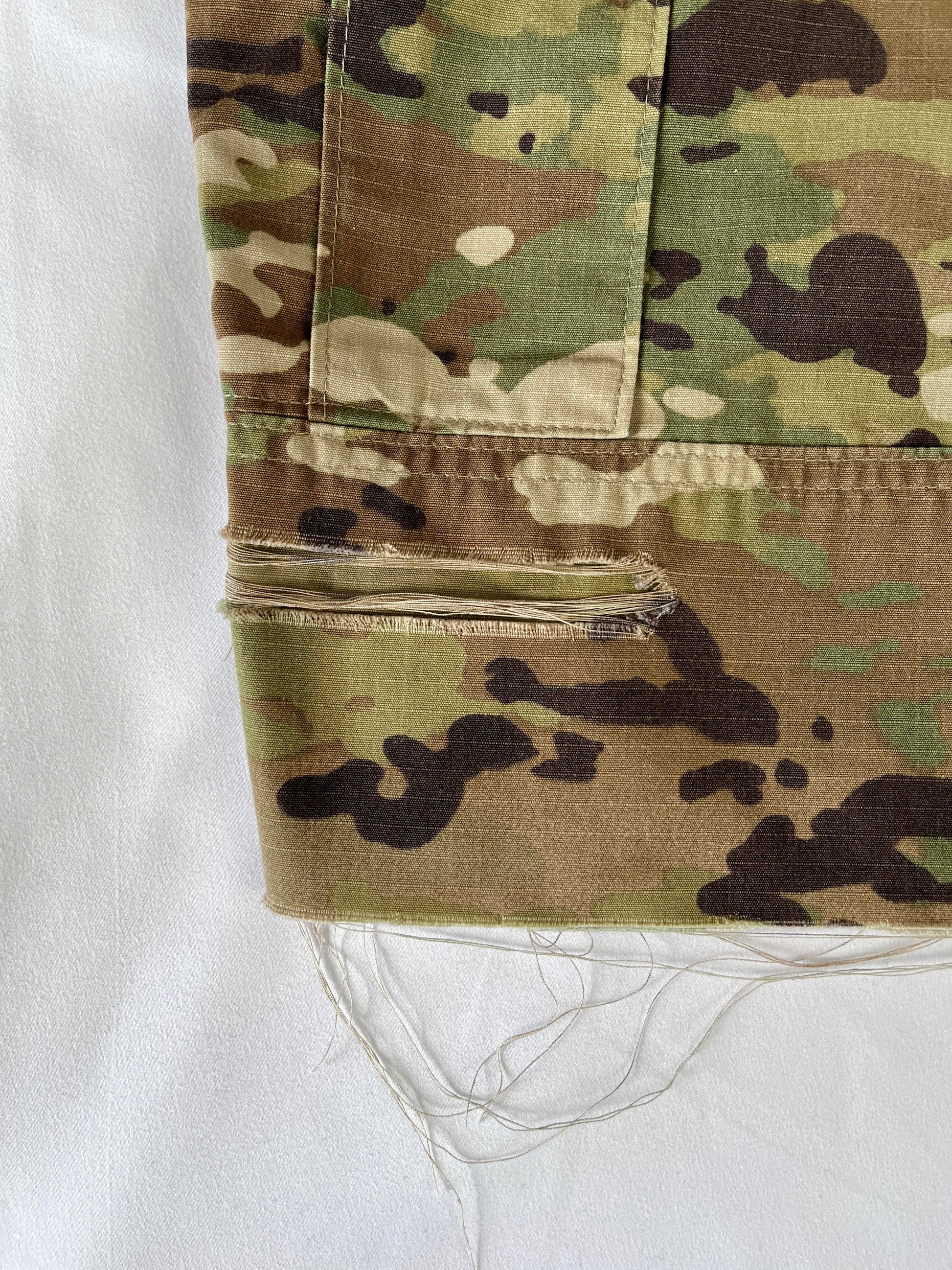 Distressed Camo Cargo